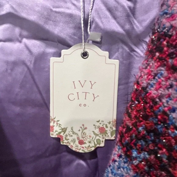 Ivy City Co Vibrant Plaid Coat - Picture 3 of 4